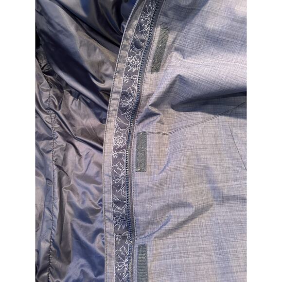 LL Bean Primaloft 3 in 1 System Jacket Hood Blue Ski Rain snowboard coat Size M - Picture 6 of 11